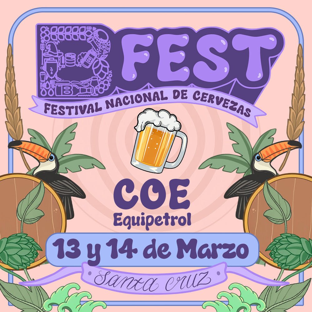 Beer Fest 2026 en Santa Cruz Fecha 13 y 14 de Marzo del 2026 Tipo Combo Especial Tier Hot Sale