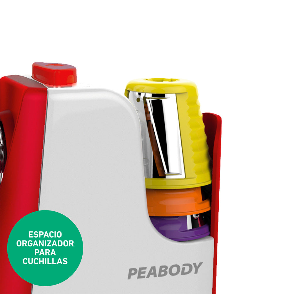 Rallador Eléctrico Peabody de 150W Rojo