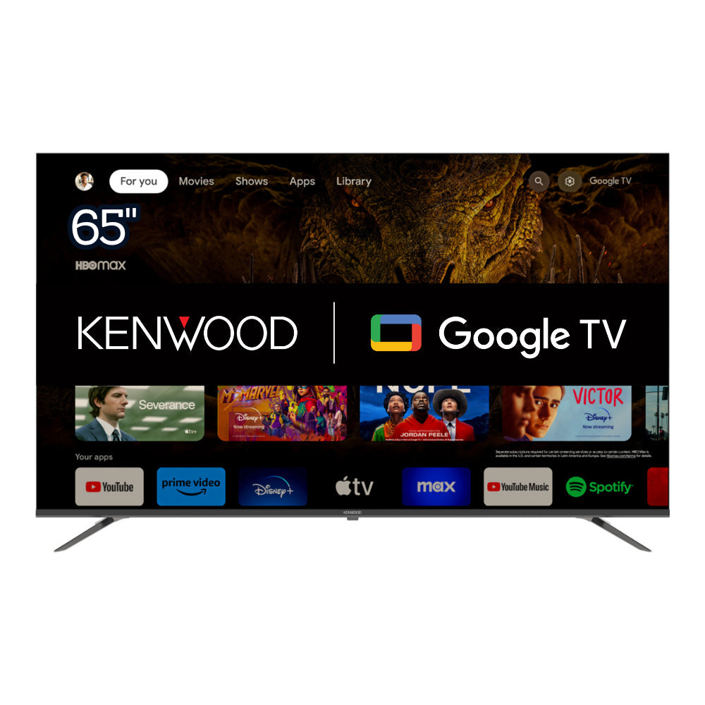 Televisor Kenwood de 65" 4K Google TV